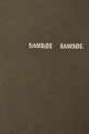 Samsoe Samsoe bluza bawełniana Norsbro M00018103 zielony