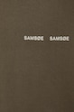 Samsoe Samsoe bluza bawełniana Norsbro M00018103 zielony