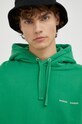 Samsoe Samsoe bluza bawełniana zielony M00018104