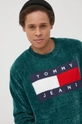 zelená Sveter Tommy Jeans