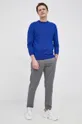 Μάλλινο πουλόβερ Calvin Klein μπλε