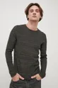 tmavomodrá Bavlnený sveter Produkt by Jack & Jones Pánsky
