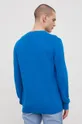 Tommy Jeans pamut pulóver kék