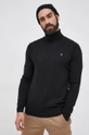 czarny G-Star Raw Sweter wełniany D21367.B692 Męski