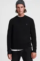 чорний Вовняний светр AllSaints Чоловічий