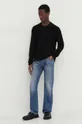 Шерстяной свитер AllSaints чёрный