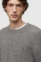 AllSaints sweter wełniany IVAR MERINO CREW szary