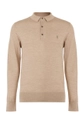 AllSaints Sweter wełniany MODE MERINO LS POLO Męski