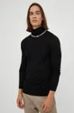 czarny Bruuns Bazaar sweter wełniany