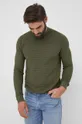Bavlnený sveter Sisley zelená