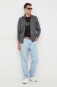 Хлопковая кофта BOSS BOSS CASUAL 50468428 серый AA00