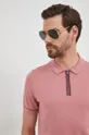ροζ Βαμβακερό μπλουζάκι πόλο BOSS