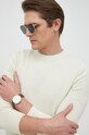 BOSS sweter bawełniany beżowy 50468190