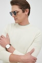 BOSS sweter bawełniany beżowy 50468190