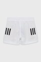 Otroške kratke hlače adidas Performance GI7638 bela SS22