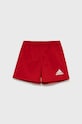 adidas Performance Szorty dziecięce GI7639 tkanina czerwony GI7639