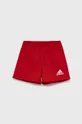rdeča adidas Performance otroške kratke hlače Fantovski