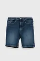 mornarsko modra Calvin Klein Jeans otroške jeans kratke hlače Fantovski