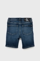 Calvin Klein Jeans szorty jeansowe dziecięce IB0IB01178.PPYY granatowy