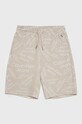 Calvin Klein Jeans pantaloni scurți din bumbac pentru copii casual bej IB0IB01179.PPYY