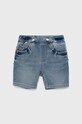 Levi's szorty jeansowe dziecięce z elastanem fioletowy 8ED613.B