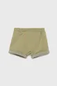 zelena Otroške kratke hlače United Colors of Benetton Fantovski
