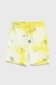 Dječje pamučne kratke hlače United Colors of Benetton casual zlatna 31PPC900K.G