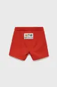 Detské bavlnené šortky United Colors of Benetton červená
