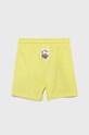 United Colors of Benetton szorty bawełniane dziecięce 3BVXG900C.P zielony SS22