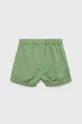 Детские льняные шорты United Colors of Benetton зелёный
