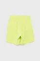 Otroške bombažne kratke hlače EA7 Emporio Armani zelena