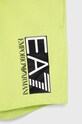 CHLAPEC Dětské bavlněné šortky EA7 Emporio Armani 3LBS55.BJ05Z zelená