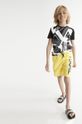 svetložltá Detské plavkové šortky Karl Lagerfeld Chlapčenský