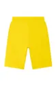 Detské krátke nohavice BOSS žltá