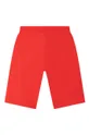 Detské krátke nohavice BOSS červená