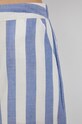Vero Moda szorty z domieszką lnu niebieski 10261107.BlueBell