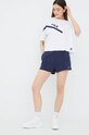 Tommy Jeans pantaloni scurti din bumbac DW0DW12626.PPYY bleumarin SS22