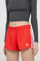 rdeča adidas Performance športne kratke hlače Ženski