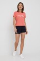 Βαμβακερό σορτσάκι Tommy Hilfiger UW0UW03468.PPYY σκούρο μπλε SS22