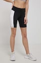 Reebok szorty treningowe PP Poly HB2333 z elastanem czarny HB2333