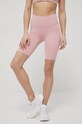adidas Performance pantaloni scurți de antrenament Optime HG1418 tricotaj roz HG1418