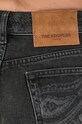 The Kooples pantaloni scurti jeans FSHO24005J gri