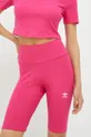 Σορτς adidas Originals Adicolor ροζ
