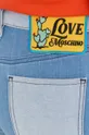 kék Love Moschino farmer rövidnadrág