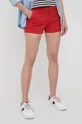κόκκινο Βαμβακερό σορτσάκι Pepe Jeans Balboa Short Γυναικεία