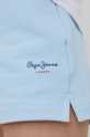 modrá Šortky Pepe Jeans Calista Short