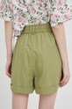 Oblečení Šortky s příměsí lnu Pepe Jeans Muriel PL800983.618 zelená