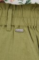 Šortky s příměsí lnu Pepe Jeans Muriel zelená PL800983.618