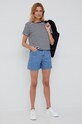 Bavlnené šortky Sisley 43Z3L9005.901 modrá SS22