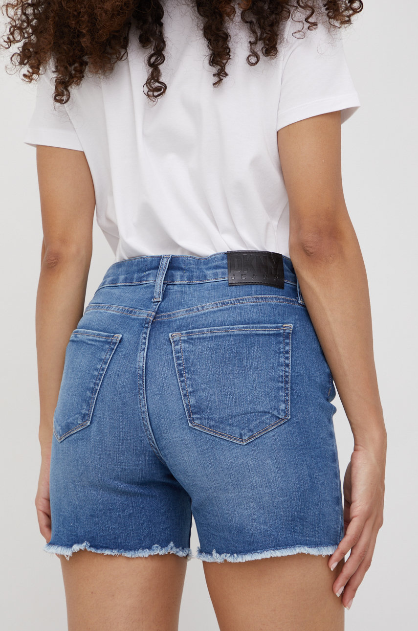 Dkny pantaloni scurti jeans  68% Bumbac, 27% Poliester , 3% Viscoza, 2% Elastan